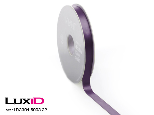 Double face satin V 32 old purple 3mm x 50m